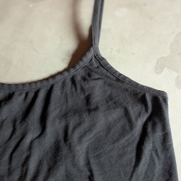Everlane The Supima® Form Spaghetti Strap Cami | M / Black - Picture 7 of 16